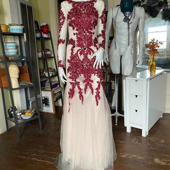 ARIA COUTURE  tulle and rhinestones mermaid - Picture 1 of 8